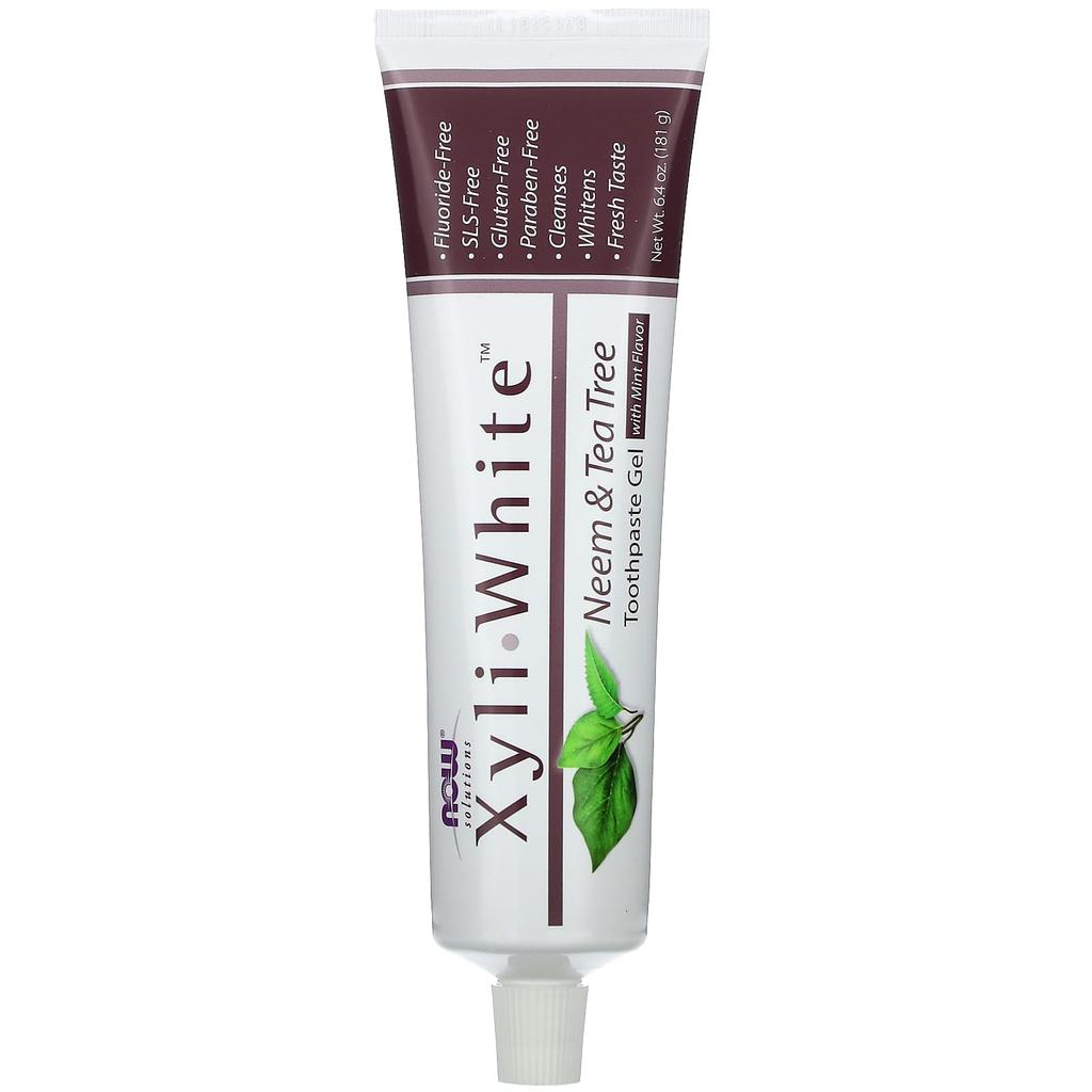 Solutions, Xyliwhite, Toothpaste (Gel Type), Mulberry & Tea Tree, Mint, 181G(6.4Oz)