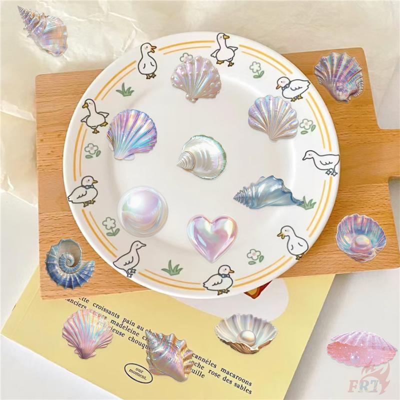 50Pcs/Set Shell Conch Starfish Pearl PET Stickers Waterproof DIY Fashion Doodle Decals Stickers