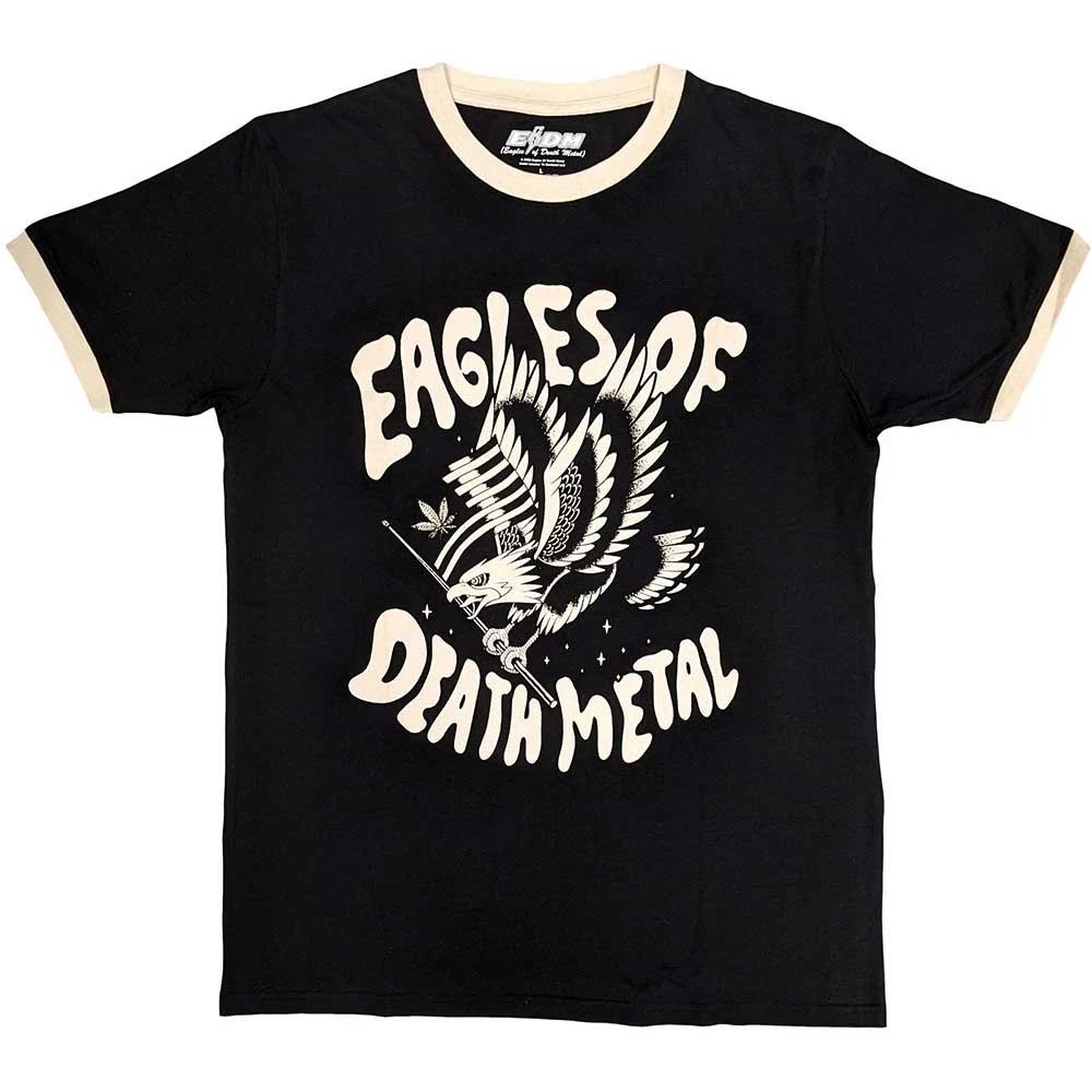 Eagles of Death Metal Eagle Ringer Official Tee T-Shirt Mens L