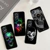 Cool Spooky Skull Face Case For OPPO Reno 5 Lite 8 4 6 7 10 Pro 4Z 5Z 8T OPPO Find X6 X5 Pro X2 Neo X3 Lite Cover