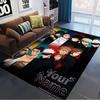 Name Custom Anime Jujutsu Kaisen Carpet Rug for Living Room Bedroom Home Sofa Decoration,Kids Play Non-slip Floor Mat