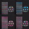 Sparkling Magic Crystal Love Star Sticker 3D Shiny Gem Three-Dimensional Sticker Phone Notebook Diary Diy Present Decoration For Girl