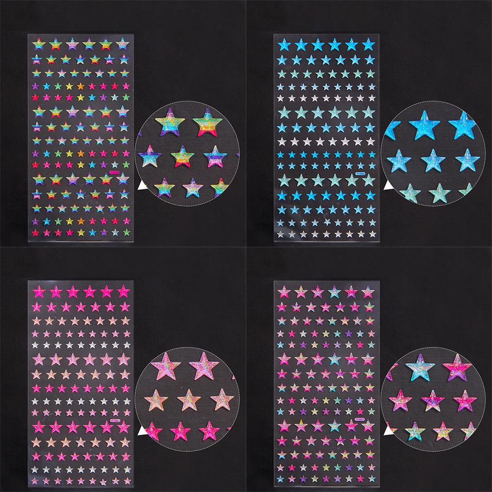

Sparkling Magic Crystal Love Star Sticker 3D Shiny Gem Three-Dimensional Sticker Phone Notebook Diary Diy Present Decoration For Girl