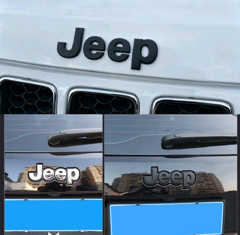 Car Front Rear LIMITED 4X4 Logo Auto Grille Emblem Sticker Accessories For Jeep Renegade Compass Grand Cherokee Wrangler Rubicon