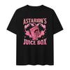 2025 Summer Casual Extra Large T-shirt Funny Astarion Juice Box Pattern Tshirt Men's Women's Retro Fashion Aesthetic Tshirt