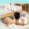 Adorable Lifelike Cat Plushie Fluffy Stuffed Animal Pet Toy Home Car Ornament Children's Gift