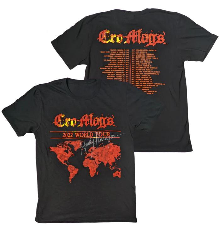 CroMags – 2022 World Tour Autographed Hardcore TShirt Unisex T-Shirt S