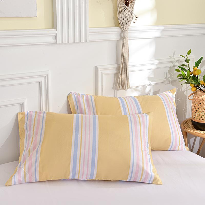 Printed Pillow Cover 2pcs Pillowcase 48x74cm Pillow Sham for Home Bed Pillowslip Rectangle Cushion Cover funda almohada