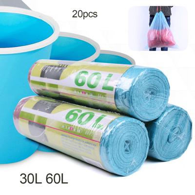 20Pcs Drawstring Trash Thicken Garbage Bag Pouch  30/60L Rubbish