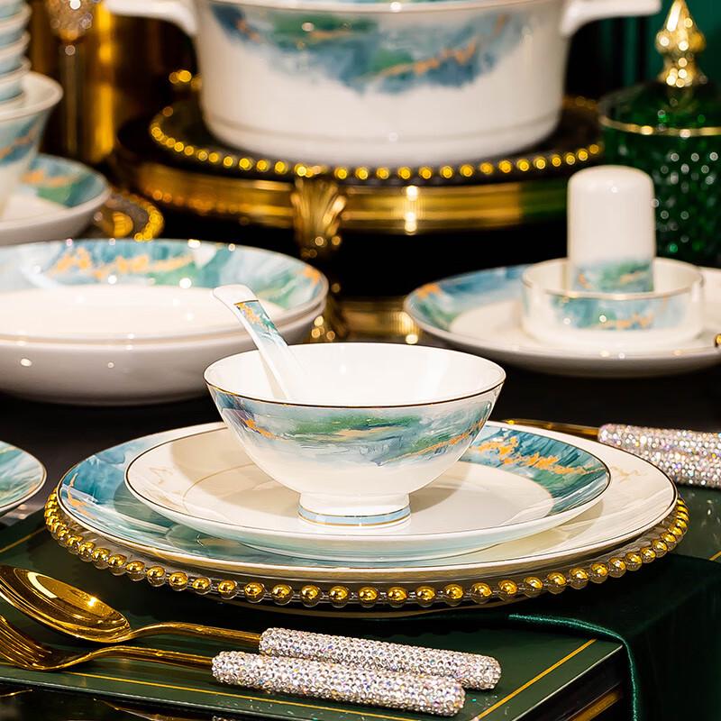 Jingdezhen Nordischer Keramik Flacher Speiseteller