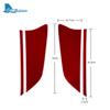 Real Soft Carbon Fiber for Mercedes Benz Smart 451 Fortwo 2011 2012 2013 2014 2015 Side Door Storage Sticker Trim Accessories