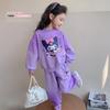 Baby Girl Spring Autumn Fashionable Cute Sweatshirt Two Piece Set