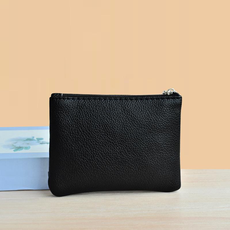 Change bag, women's bag, small card bag, fashionable multi-zipper key bag, mini coin bag, portable macaron color, simple.