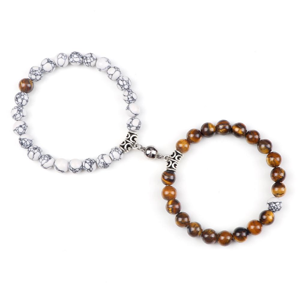 Magnetverschluss Armband Set für Paare und Freunde - Einfaches elastisches Design
