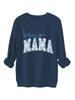BOY MAMA Floral Spot Women's Thickened Casual Round Neck Long Sleeve Hoodie
