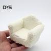 Miniaturcouch 1:Mini-Haus-Sofa im Maßstab 12, Plüsch, Miniaturmöbel, Puppen, Wohnaccessoires, Foto-Requisiten, Geschenk für Jungen und Mädchen