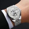 Men's Watch Business Light Luxury High-end Brand Versatile Gold Hollow Male Fashion Quartz Clock Watches