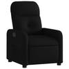 Vidaxl Electric Recliner Armchair, Black, Fabric Upholstered