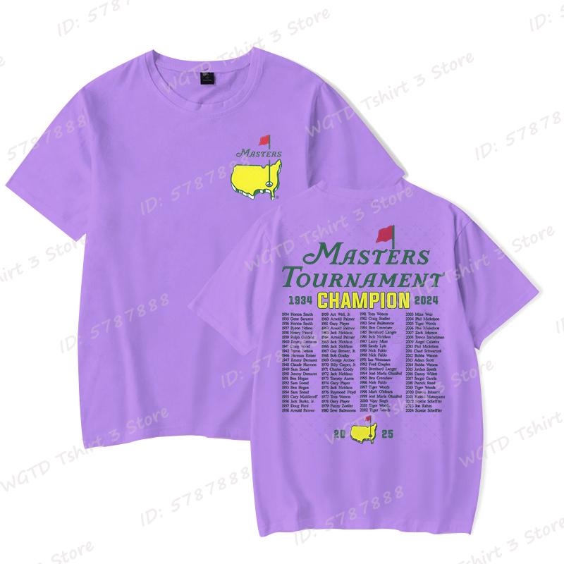 The Masters Golf Tournament Augusta National Champions of Golf TShirt for Men Women Graphic T Shirts Fashion Unisex Tees Tops
