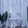 1set USB Christmas Window Curtain Lights, 300 LED Curtain Fairy String Lights , with Hook for Home Indoor Wall Christmas Decor
