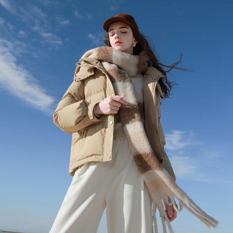 

Женский короткий пуховик Sancai со стойкой воротником L