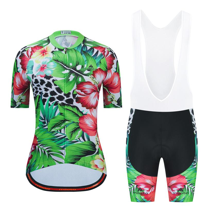 Team Cycling Jersey Set for Women, MTB Bike Clothing, Racing Bicycle Clothes, 2026 Summer Breathable Cycling Suit Set