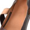 Johnature Retro Genuine Leather Square Toe Flat Shoes Soft Sole Handmade Solid Color Women's Shoes