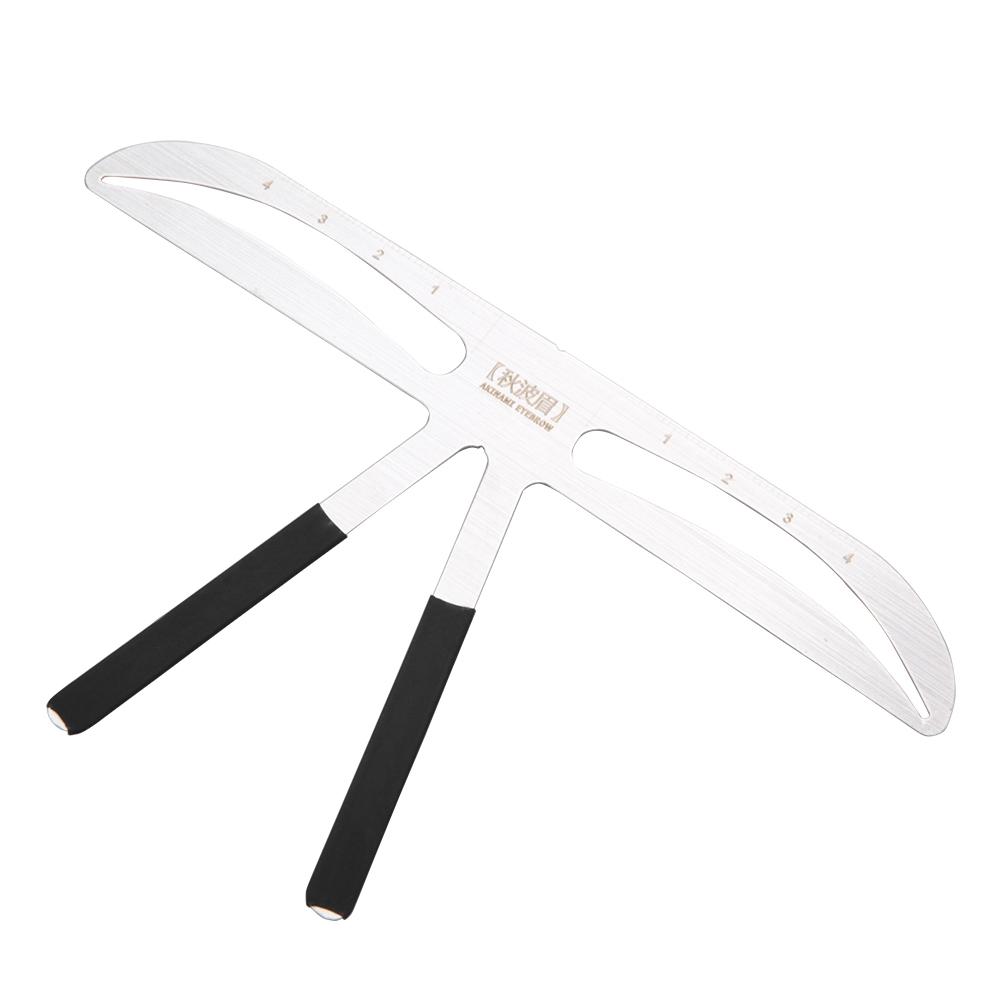 Tattoo Eyebrow Ruler Eyebrow Measure Balance Extension Ruler Shape Stencil 8#