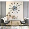 Removable Cutlery Wall Clock Modern Metal Clock Household Decoration Decorative Horloge  Kitchen