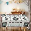 Tribal Geometric Rectangle Table Cloth for Table Decor Kitchen Dining Waterproof Reusable Tablecloth for Tables Dining Room