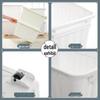 SPACEXPERT 20L Rolling Storage Box with Clear Blue Lid