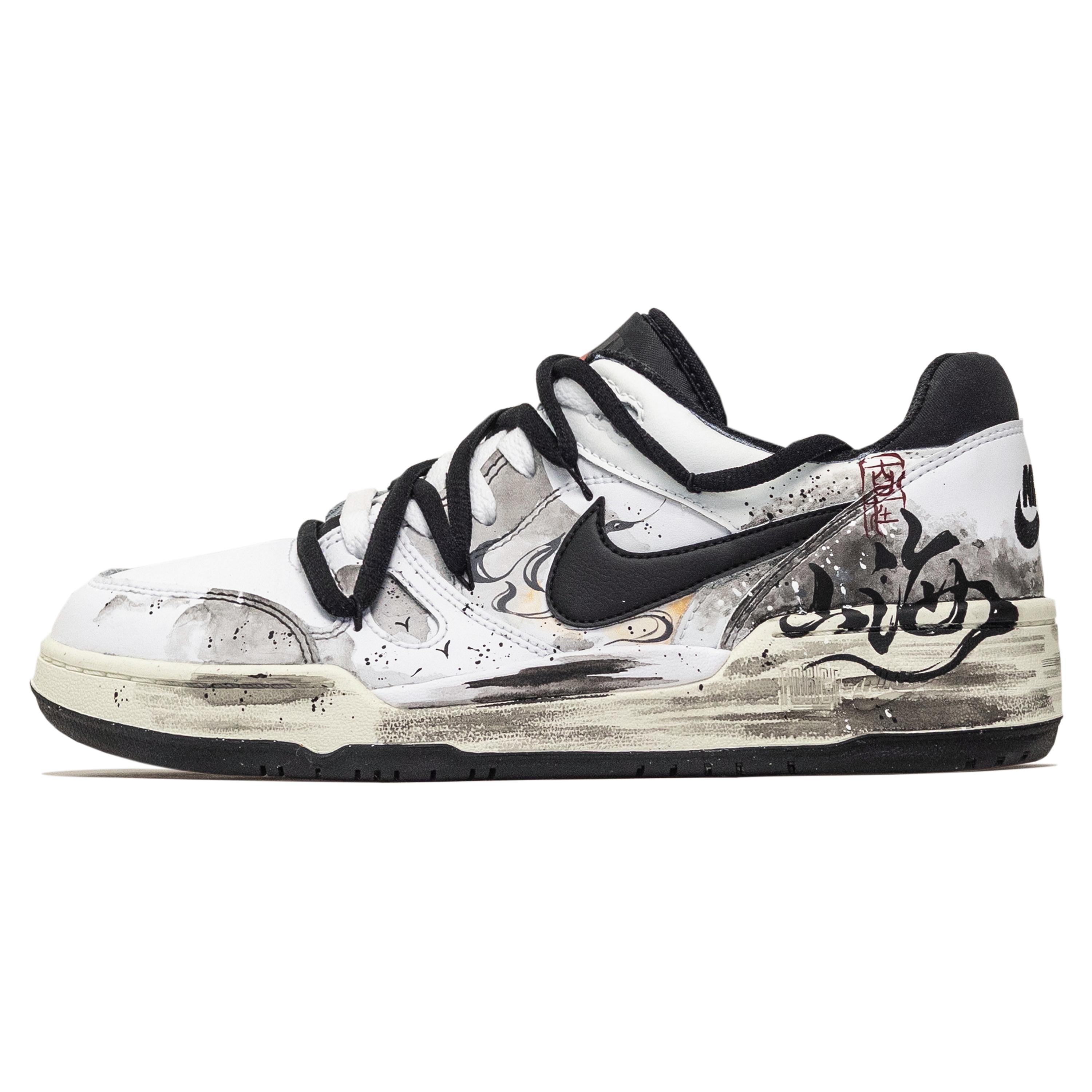

Nike Full Force Skateboard Shoes Men s Low Top White/Black FB1362-101(Team256-) 42.5