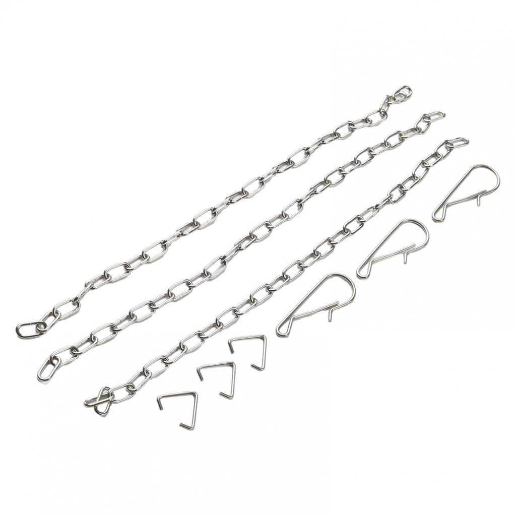 Chain 3 Pcs 3 X Handle Chain Lift Chain Stainless Steel