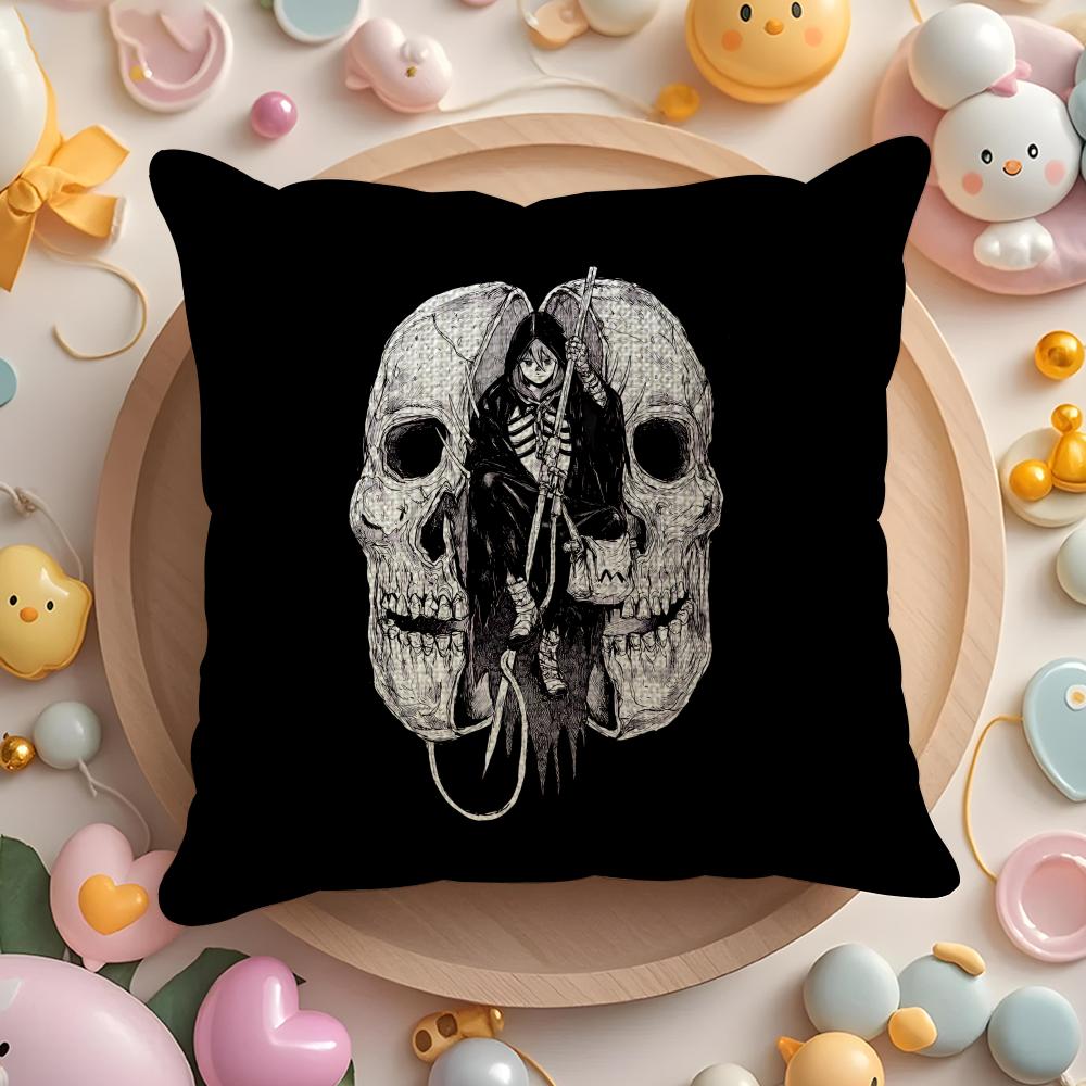 Dark Fantasy Cool Anime D-Dorohedoro Pillow Case Sofa Living Room Bedroom Headboard Backrest Cushion Square Cushion