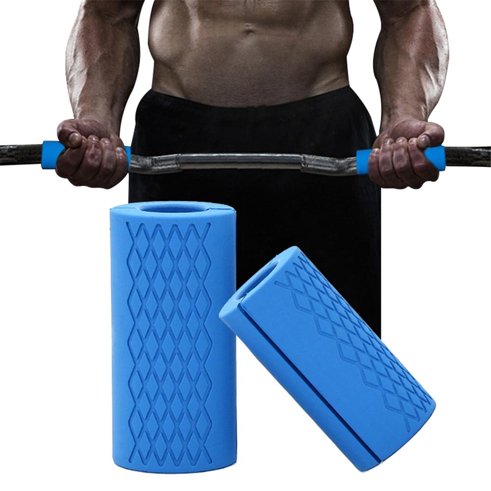 1PC 2 Inch Dumbbell Grips Non-Slip Arm Blaster Adapter Durable Bar Grips For Barbells