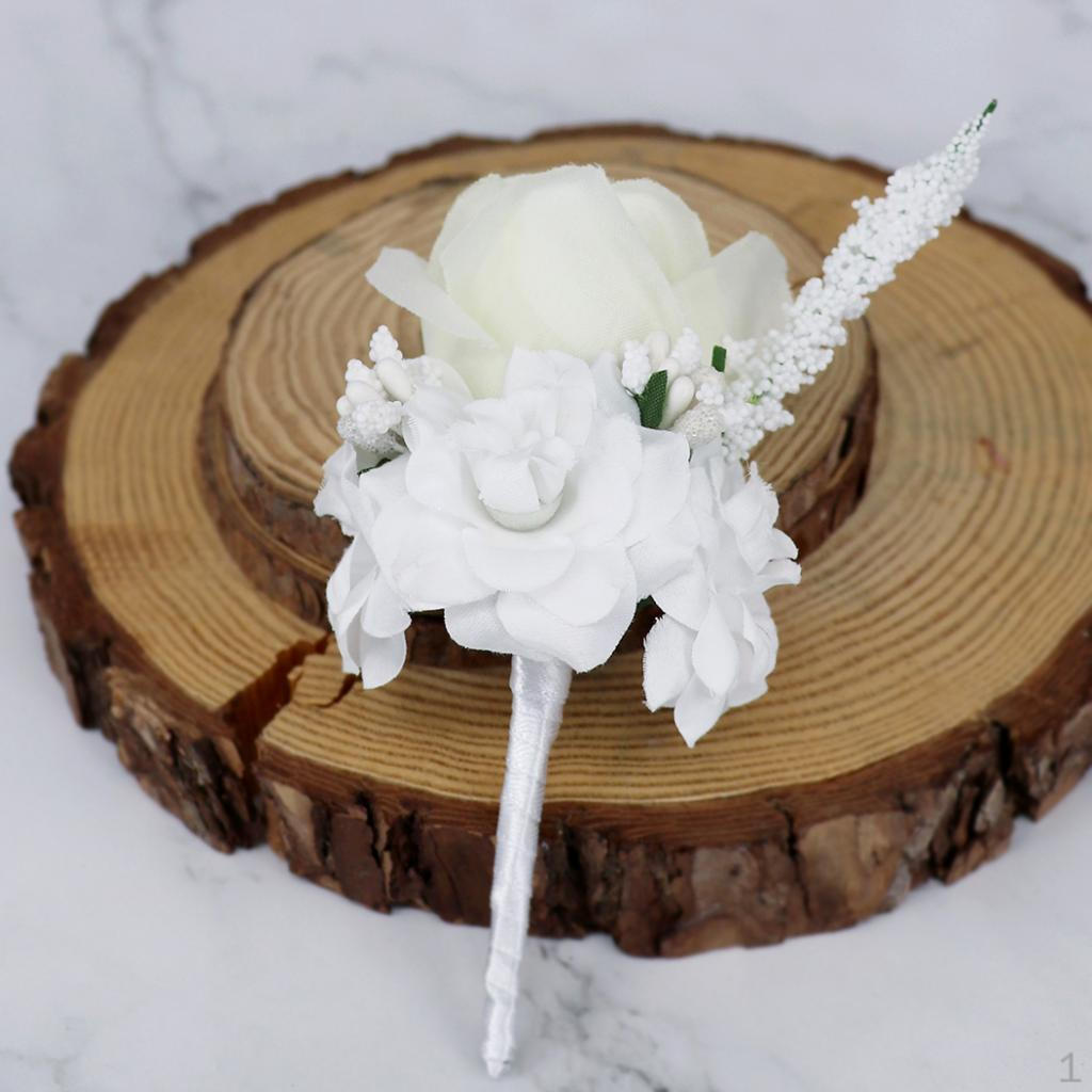 Flower Wedding Corsage Groom Bridal Boutonniere