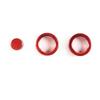 Fit For BMW 3-Series E90 2005-2012 Red Aluminum Console AC Knob Ring Cover Decor