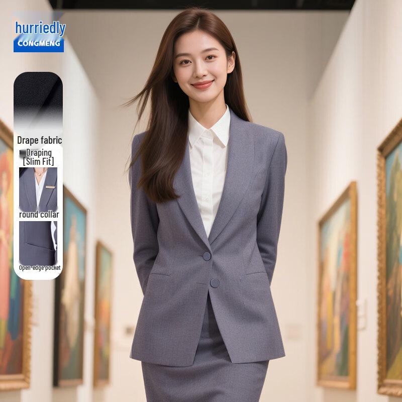 Congmeng Women's Professional Blazer and Trousers