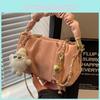 Stylish And Trendy Crossbody Bag For Women In Black Beige Pink And Gray Colors