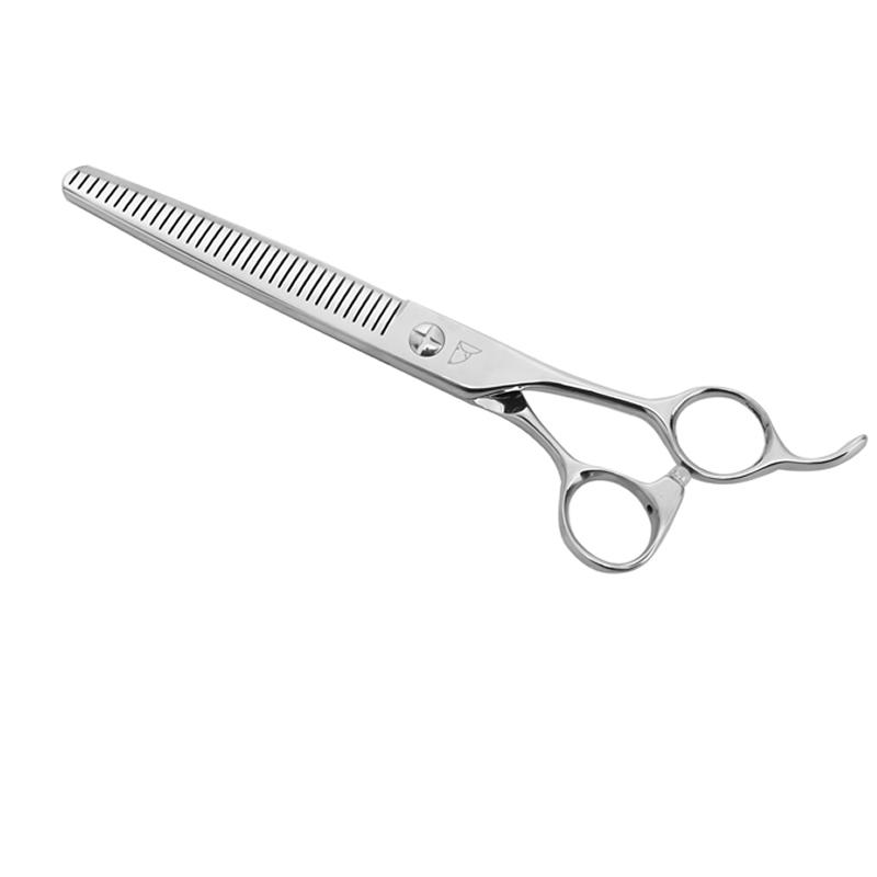 CIDON 9 Series 7.5-Inch Straight 35-Tooth Pet Grooming Thinning Shear серебряный
