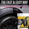 Birdusunce Tire , Shine Tire Paste, Truck RV Tire Polishing Paste with Sponge Clean & Protect