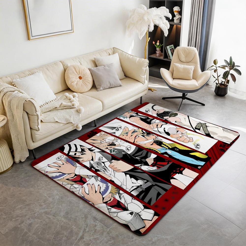japanese anime s Soul Eater Not! Floor Mat Eco Flannel Doormat Non Slip Odorless Indoor Floor Rug Soft Short Plush Home Mat