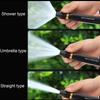 Garden Hose Spray Nozzle Metal Garden Hose Water Nozzle Sprayer Handheld Replacement Parts With 3 Patterns Cleaning Tools