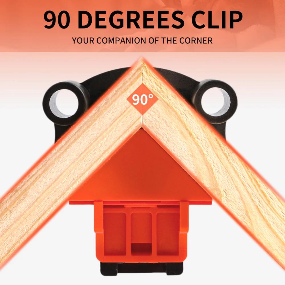 Woodworking Corner Clip Joinery Clamp 90 Degree Carpentry Sergeant Furniture Fixing Clips Picture Frame Corner Clamp