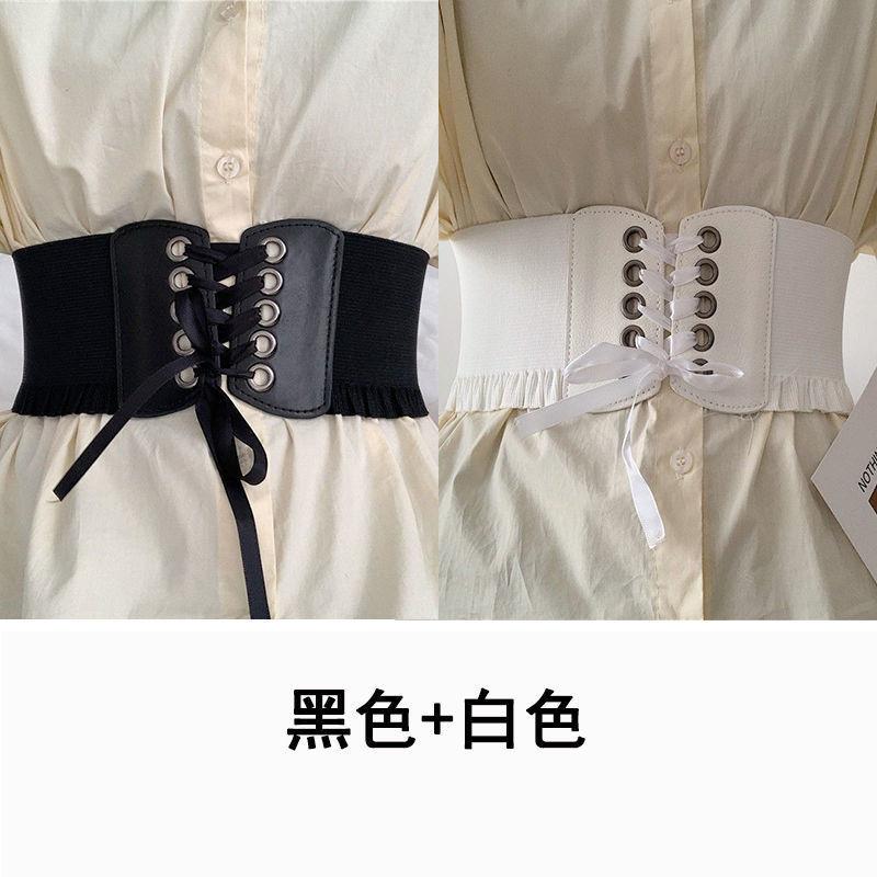 Elegant Womens Waist Belt With Ruffled Edge Design Perfect For Dresses Shirts And Casual Styles