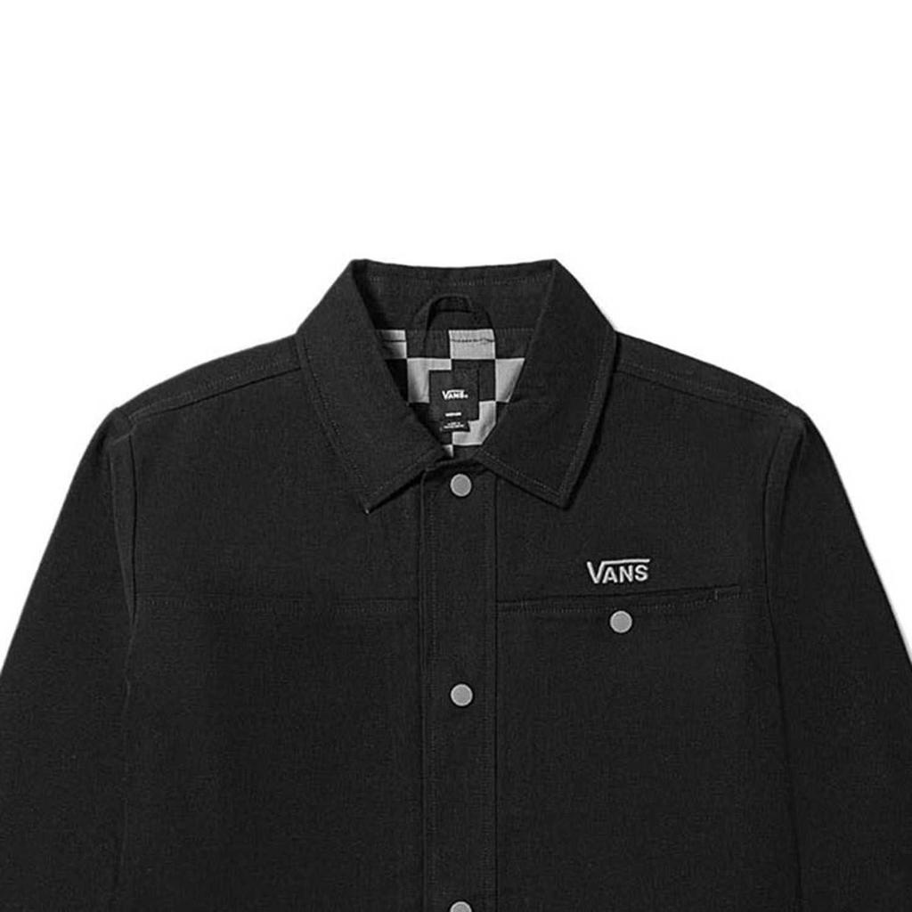 Vans Jackets Men's Black Lapel Moderate Other VN000BYPBLK
