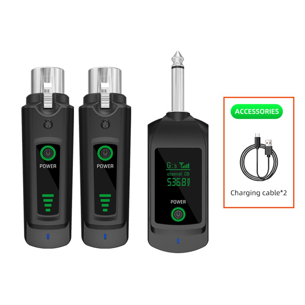Dynamic Handheld Microphone Instrument 510.00-590.00MHz 2.4G Wireless XLR Transmitter System DC5V Microphone Accessories