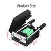 DB9 Solderless RS232/485/422 Female Connector
