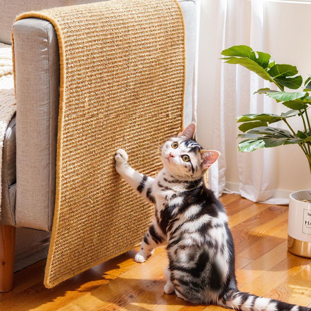 Protect The Sofa Prevent Cat Scratching Wear-resistant Claws From Peeling Off Cat Claw Board Summer Household Sisal Mat for Cats