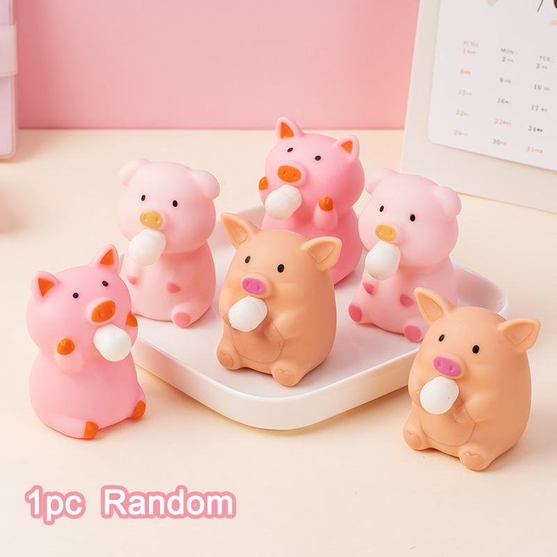 Funny Blow Bubble Capybara Figurine Squeeze Pop Out Toy Stress Toy Novelty Gag Table Toy Decompression Pinch Fidget Toy Kid Gift